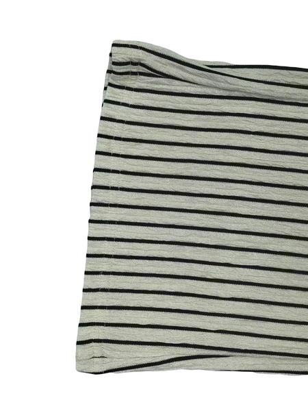 2-Piece Striped High Neck Split Hem Flared Pants Set, Casual for Women, Perfect for Spring and Fall, Comfortable Knit Fabric, Fashion Pants Set