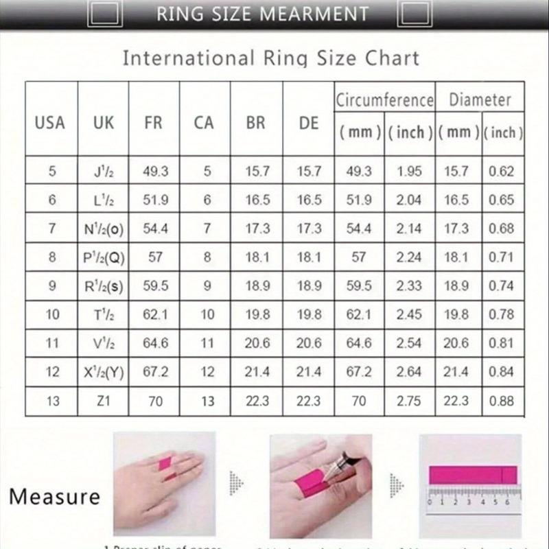 Fashion Sparkling Cubic Zirconia 2-Piece Ring Set for Women - Wedding & Engagement Jewelry, Romantic Couple Rings, Valentine's Day/Anniversary Gift, Party & Bridal Accessory