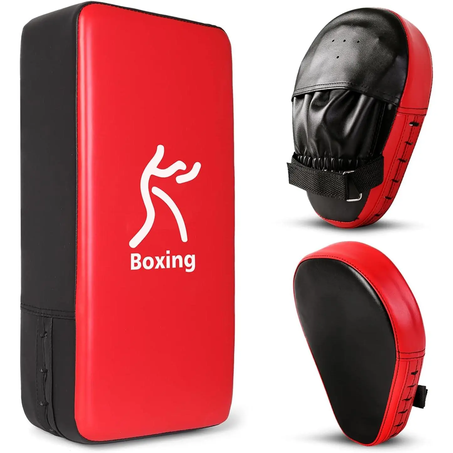 Punching Mitts Kick Pack Set, Boxing Mitts Focus Pads, Taewondo Kick Pad,  for Boxing, Kickboxing, Karate, Muay Thai, MMA