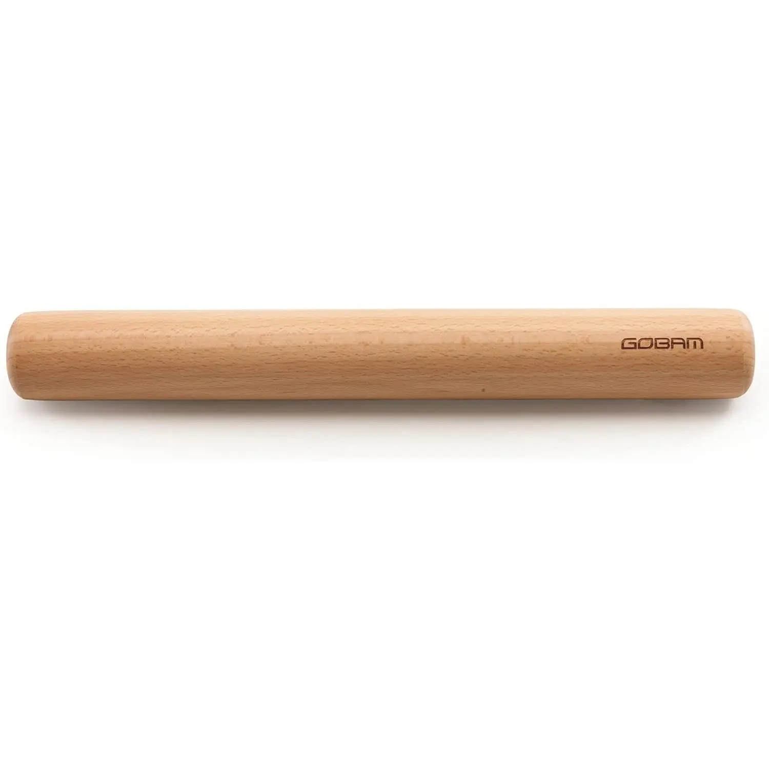 Wood Rolling Pin, Small - Dough Roller for Pasta, Cookies, Pie, Pizza, Chapati, Fondant, Rolling Pins for Baking, Bread Making Tools and Supplies - 11 x 1.38 Inches