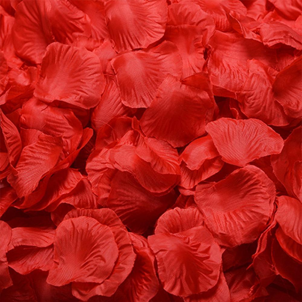 Artificial Rose Petal, 1000 pcs Creative DIY Spring Decorative Realistic Faux Flowers, Romantic Ambiance Decoration Supplies for Festivals, Weddings, Birthday Parties and Banquets, Ornaments