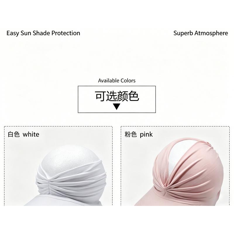 Women's Wide-Brim Sun Hat, Casual Outdoor Beach Sun Hat, Essential for Travel and Beach Parties, Spring and Summer Women's Beach Sun Hat, with Ponytail Hole Design