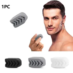 Silicone Masseter Trainer, Multi-Resistance Fishbone Design, Facial Muscle Training Tool, Unisex Fitness Accessory, Valentine's Gift