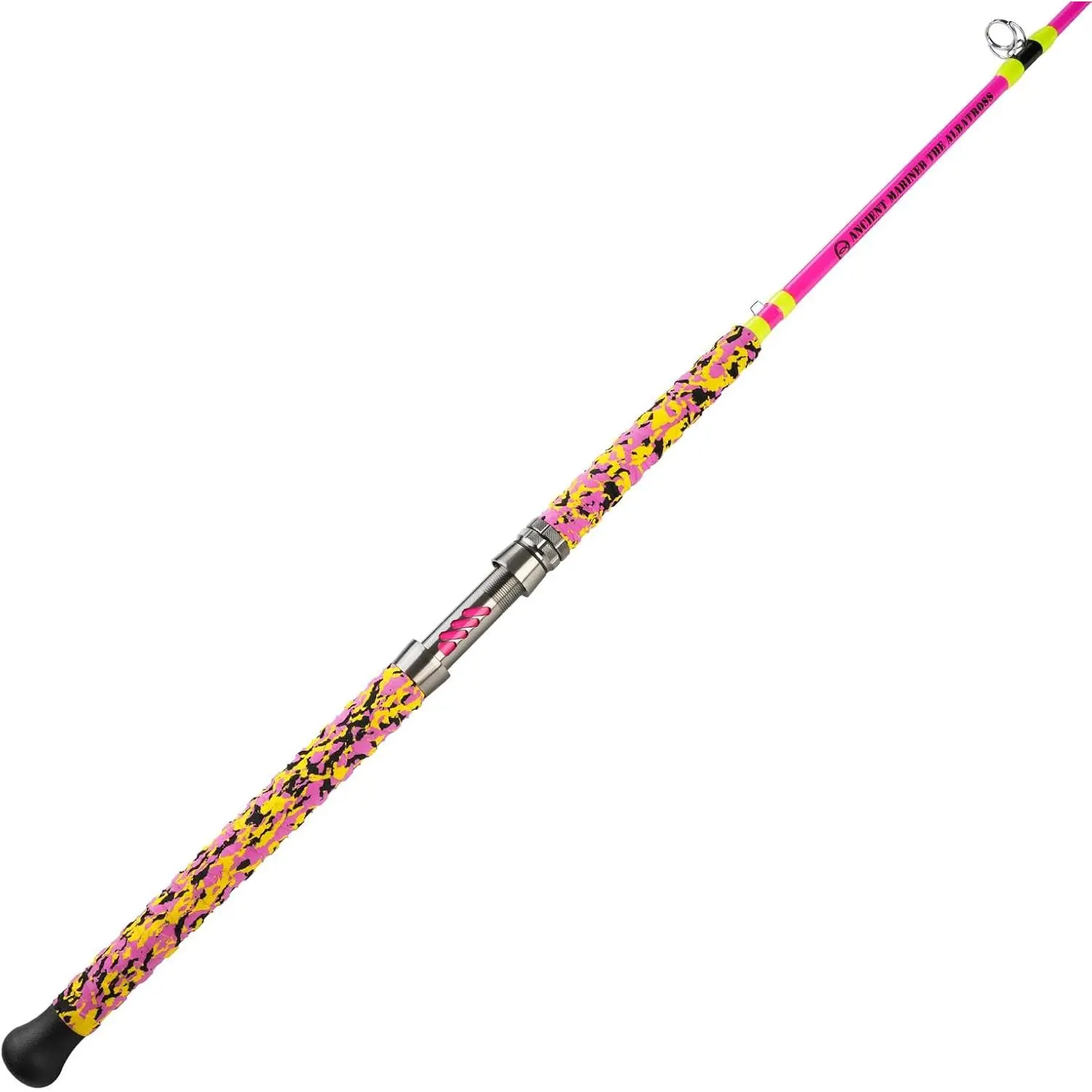 Catfish Fishing Rods, 7'6" - Glow with Black Light  Albatross Catfishing Casting Rod, Medium Heavy