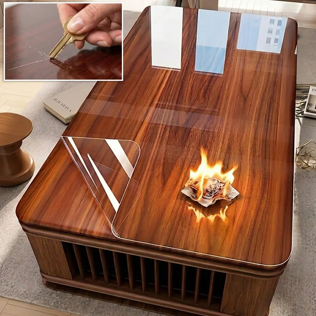 High-Definition Surface Protection Film, Waterproof Oil-Resistant Fireproof Scratch-Proof, Easy Clean, Multi-Purpose Home Decor, Furniture Renovation, Suitable for countertops, furniture, cabinets, stoves, walls, and tabletops