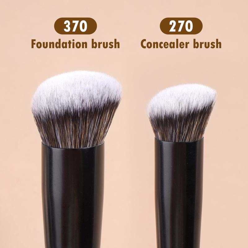 Makeup Brush Set, Foundation Brush & Concealer Brush, Professional Cosmetic Tools, Cosmetic Brushes, Makeup Accessories Gifts for Friends
