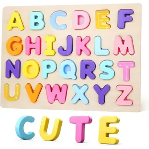 Alphabet Puzzles Wooden for Toddlers, ABC Learning Toys for Kids, Preschool Educational Activities for Girls and Boysfidget toys