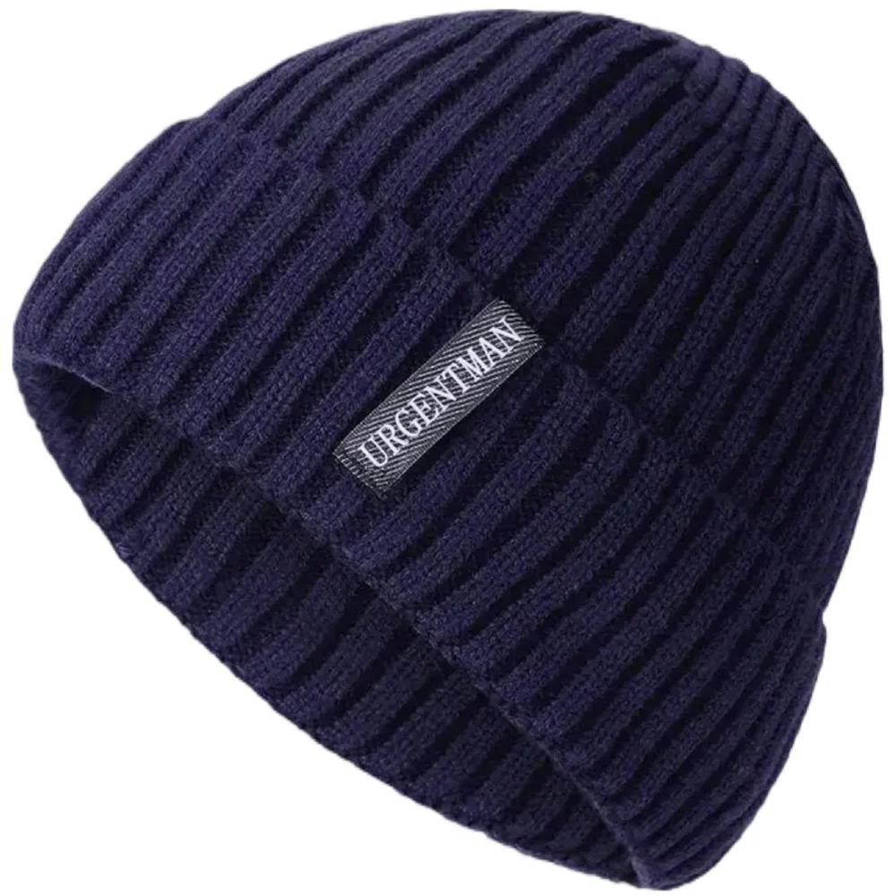 Hot Sale Premium Warm Winter Hat Stylish Plush Fur Lined Thick Cozy Beanie Hat Outdoor Casual Knitted Hats For Men & Women