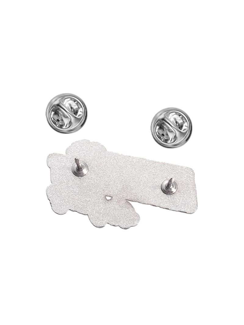 Cartoon Slogan Enameled Pin Brooch, Fashion Brooch for Party, Daily Clothing Decor, Trendy All-match & Exquisite Brooch for Birthday Gift