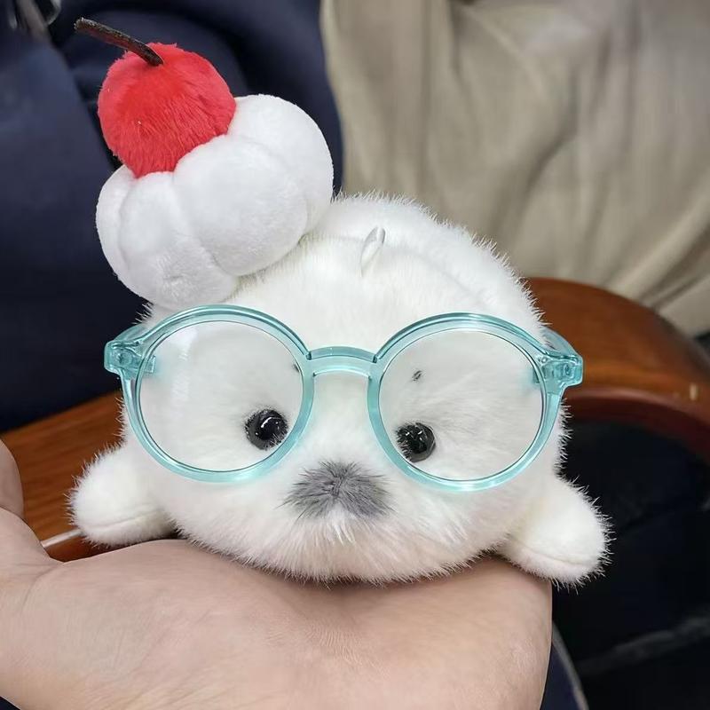 Cute Plush Baby Seal Plushie Pendant Handmade Ocean Guardian Realistic Ocean Toy Seal Pendant Gift