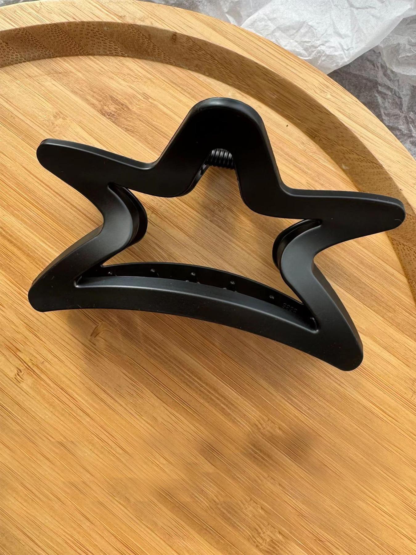 Hollow out Star Shaped Design Hair Claw, Simple Style Non-slip Hair Claw, Casual Versatile Hair Accessories for Women and Girls, Hair Clip