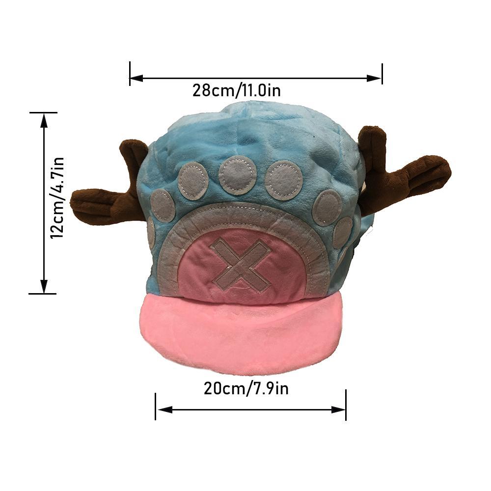 Brdwn Piece Unisex Tony Chopper Cosplay Costume Hat Cartoon Cap