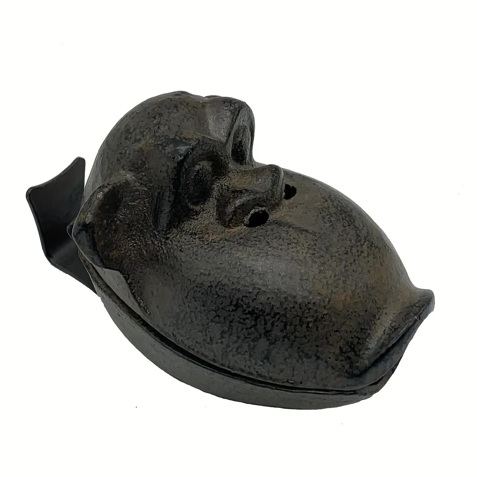 Cigar Ashtray — Cast Iron Monkey-Shaped Ashtray, Outdoor Cigar Ashtray, Creative Gorilla Ashtray with Lid, Outdoor Ashtray, Cool Cigar Ashtray for Home and Office Desktop Decor Costume Jewelry & Accessories