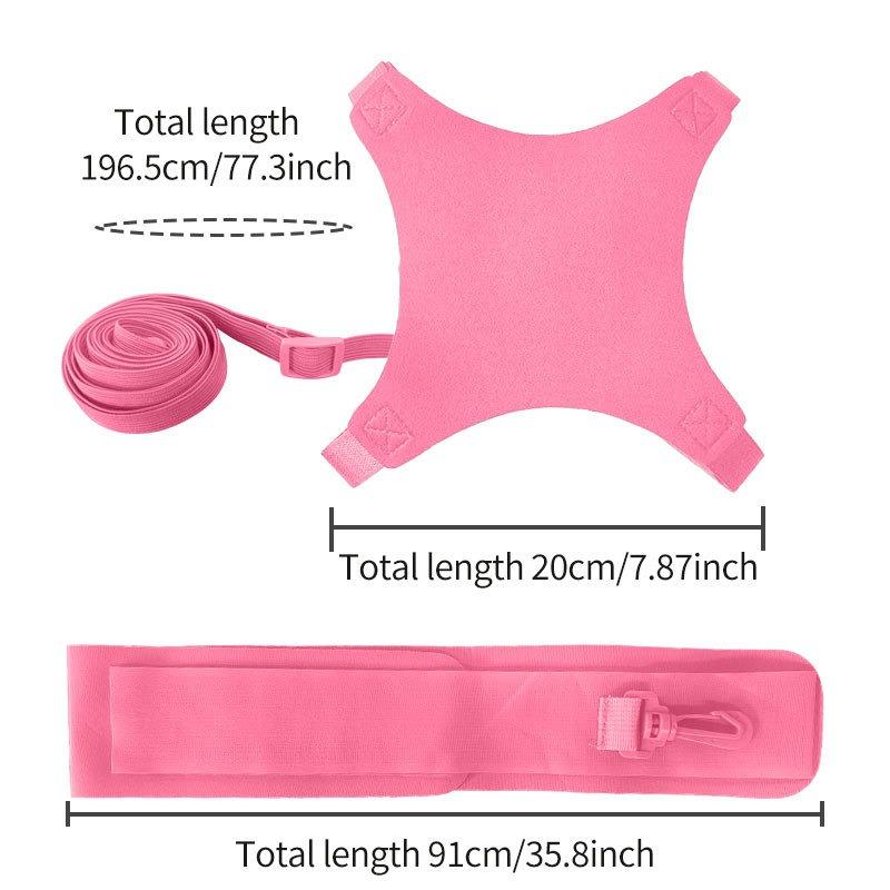 Volleyball Rebound Belt Trainer Elastic Cords Solo Practice for Serves Spiking Defense Indoor Beach Training