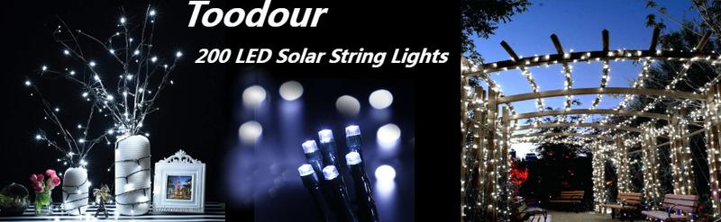 72ft 200-LED 8-Mode Outdoor Christmas String Lights , Waterproof Solar String Lights Suitable for Christmas Trees, Fences, Holidays, Parties, Balconies, Outdoor Christmas Decorations and Patty House，Solar Outdoor Fairy Lights with Modes
