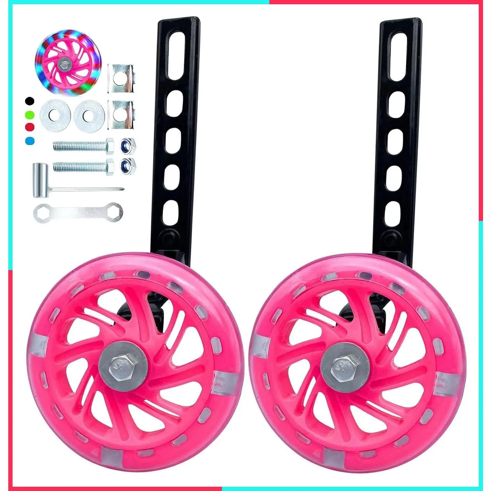 Training Wheels for Bicycle, Compatible with 12/14/16/18/20 Inch Bikes