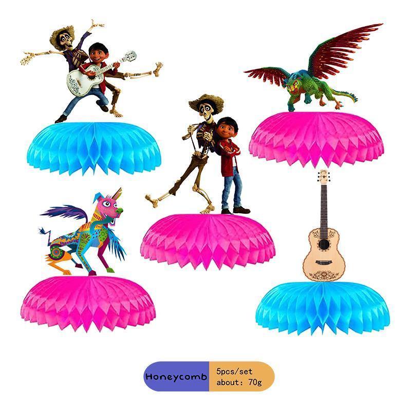 Cartoon Musical Coco Theme Party Supplies Girls Birthday Party DecorationDisposable Party Pack Various combinations of choice