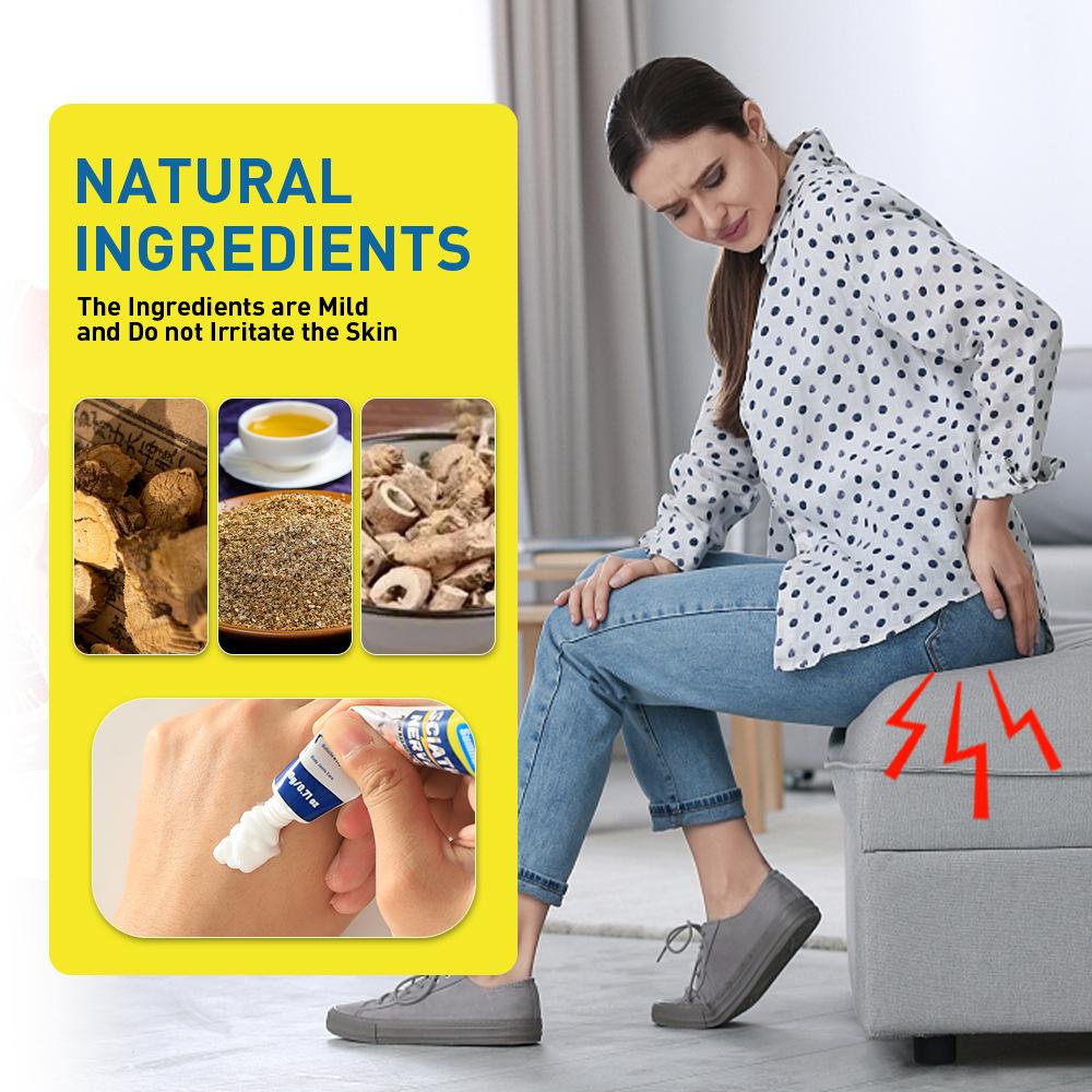 Sumifun Sciatic Nerve  Cream 20G Fast-Acting Pain  Soothing Massage for Hip Lower Back Joint Discomfort Muscle Relaxation Balm Lipoma Removal Hydrating sensitive skin relief