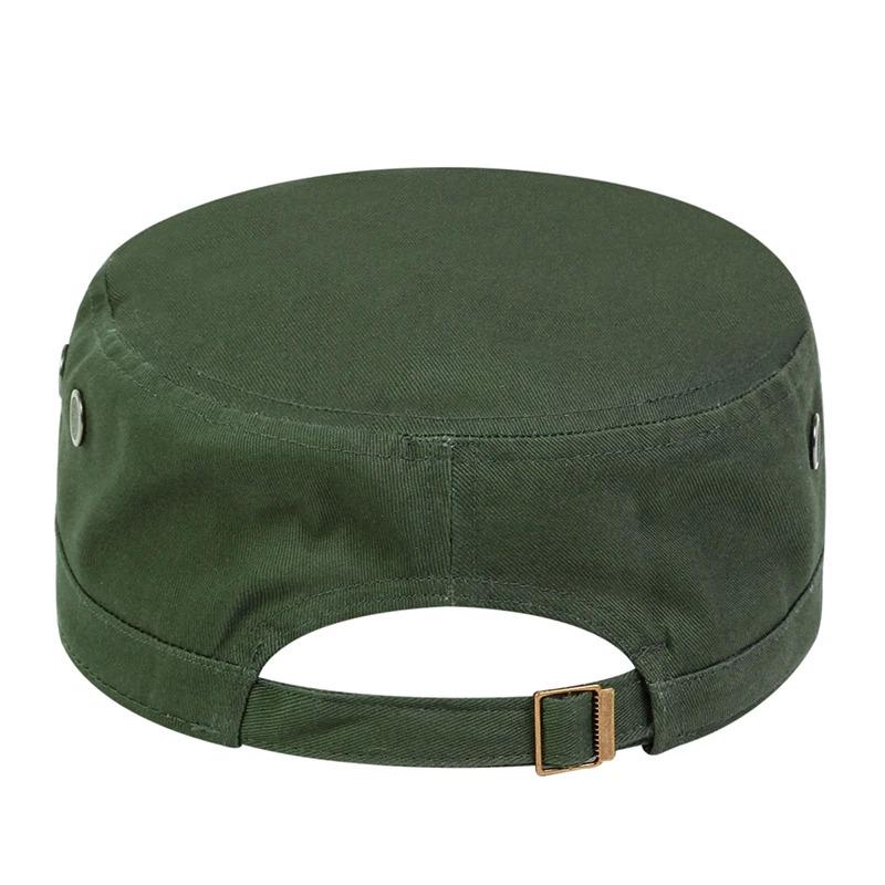 Unisex Camouflage With Pores Series Flat Top Baseball Caps Spring Autumn Sailor Hats Men Flat Top Captain Military Caps