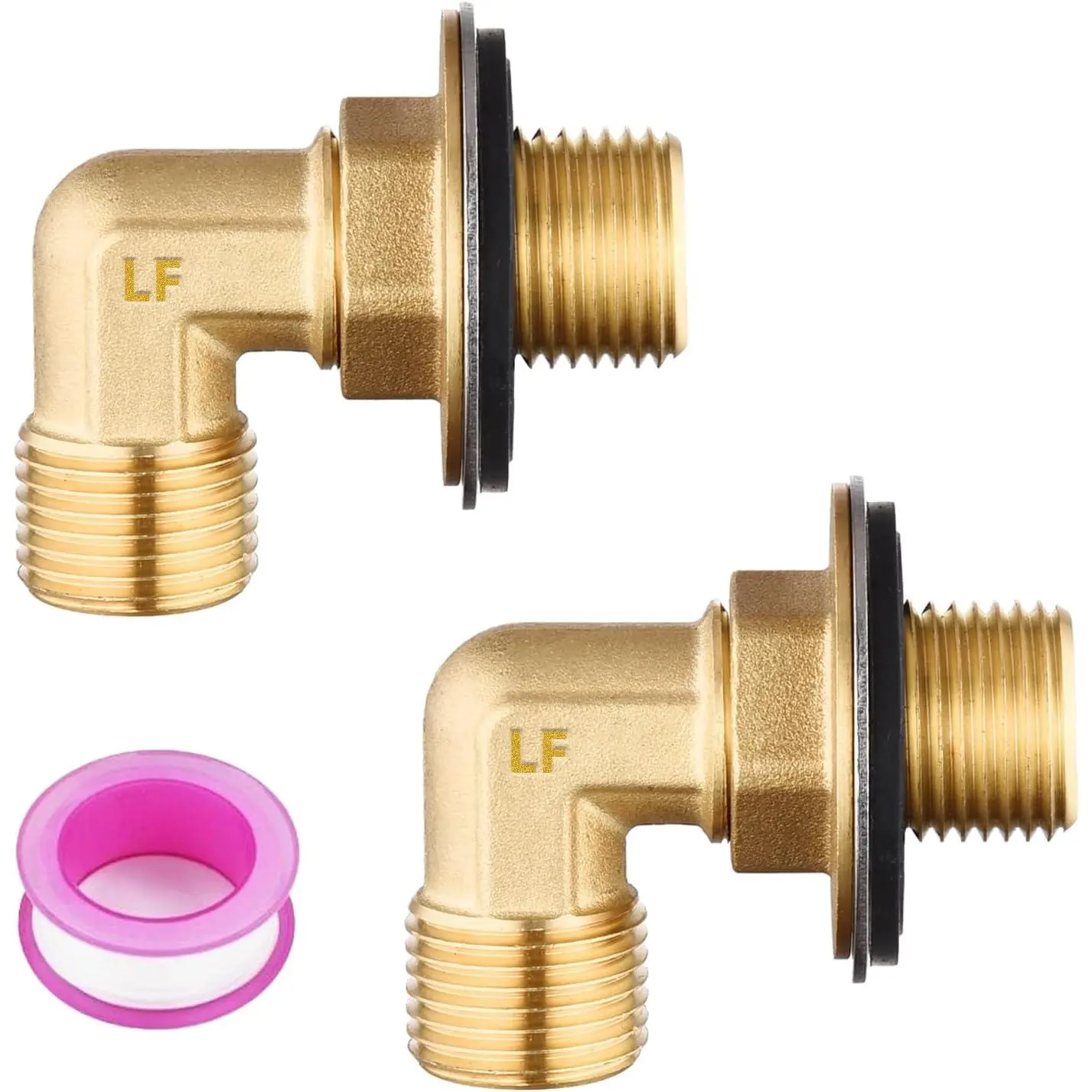 Wall Mount Commercial Faucet Installation kit, 90 dergee backsplash Mount Set for Stainless Steel Commercial Kitchen Prep & Utility Sink, 2 Pack