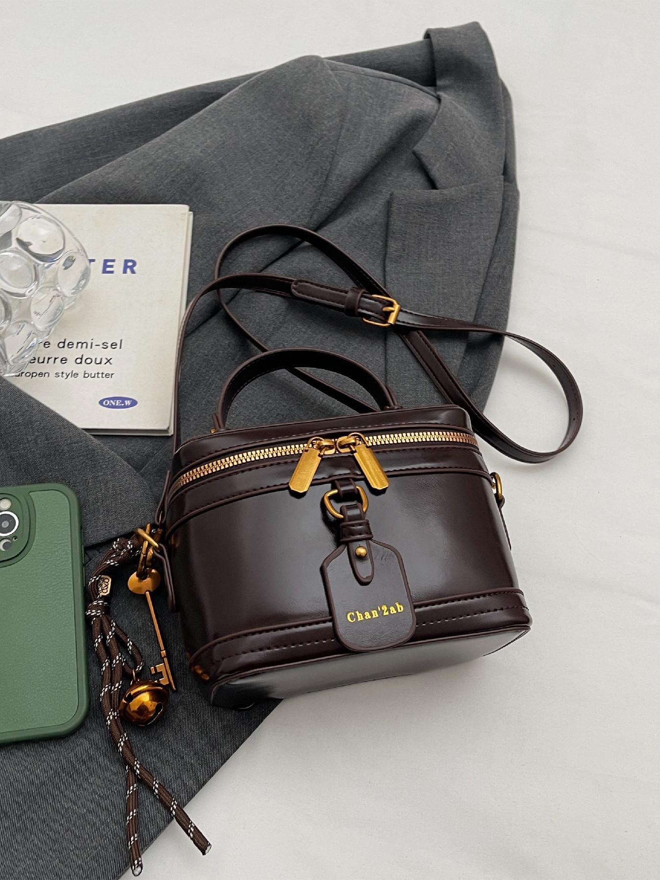 Women's Fashionable Solid Color Handbag, Casual Versatile Shoulder Bag for Daily Used, Trendy All-match Commuter Bag, Handbag Shoulder Purse