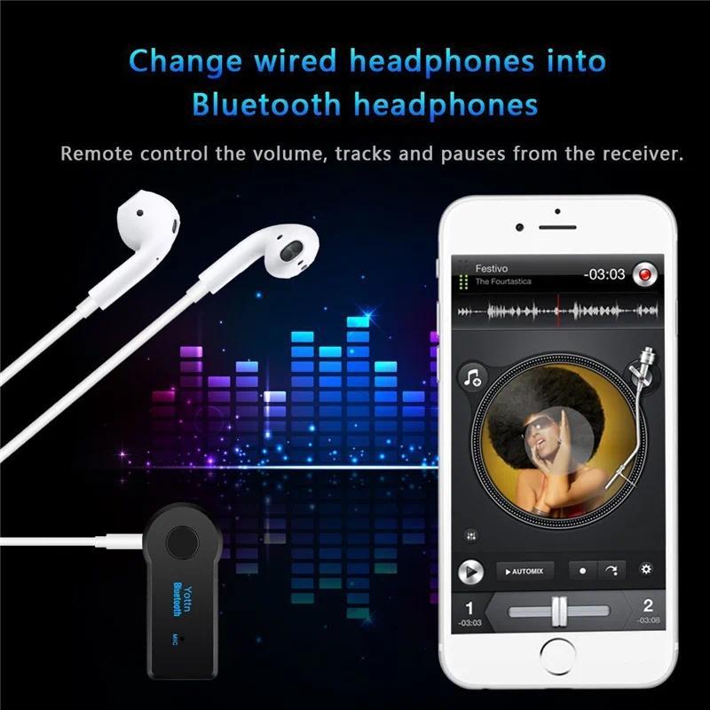 2 in 1 wireless Bluetooth 5.0 receiver 3.5mm jack for car music audio aux A2DP headphone transmitter adapter reciever handsfree