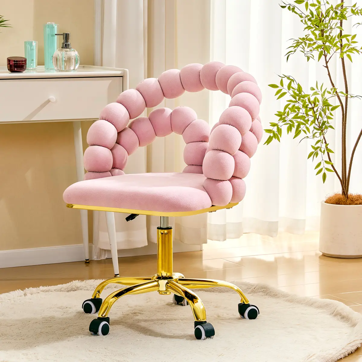 Pink + Gold +  Set of 1