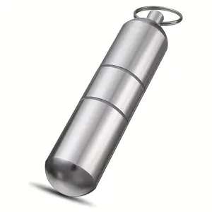 Waterproof Mini Portable Cigarette Case with Keychain and Toothpick Holder (Multi-functional)