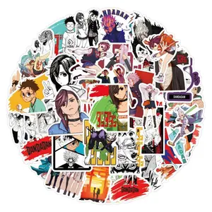 55PCS Anime Cartoon DANDADAN Graffiti Stickers for Bicycle Hand Account Pencil Case Decals