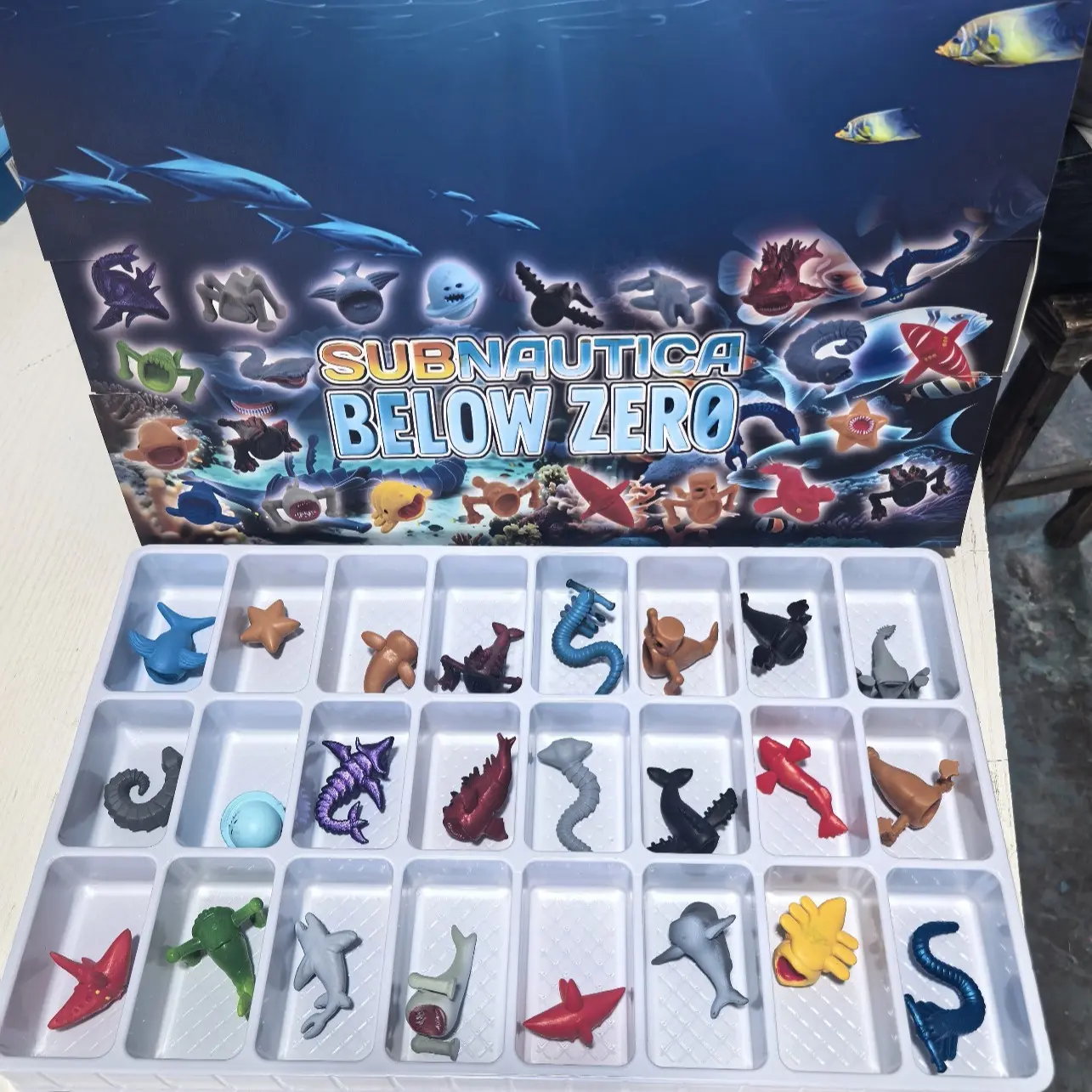 24-Day Advent Calendar, Deep Sea Prehistoric Monster, Halloween Christmas Countdown, Cute Cartoon Statue, Unique Character Design, Birthday Gift, Kid Gifts