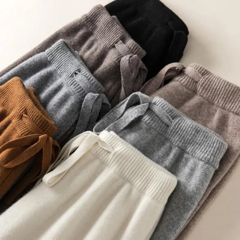 Temperament Cloud Pants High Waist Drape Wide Leg Pants Women's White Casual Versatile Floor-mopping Trousers
