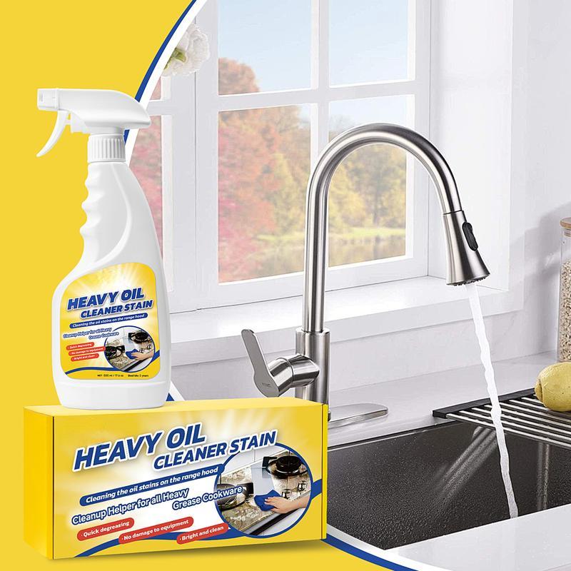Multi-Purpose Cleaner- Effective Multi-Purpose Cleaner with Spray Nozzle Spray & Towel for Kitchen, Household, Oven, Stove, Range Hood, Sink gi hen heavy oilcleanser stain heavy oil cleaner