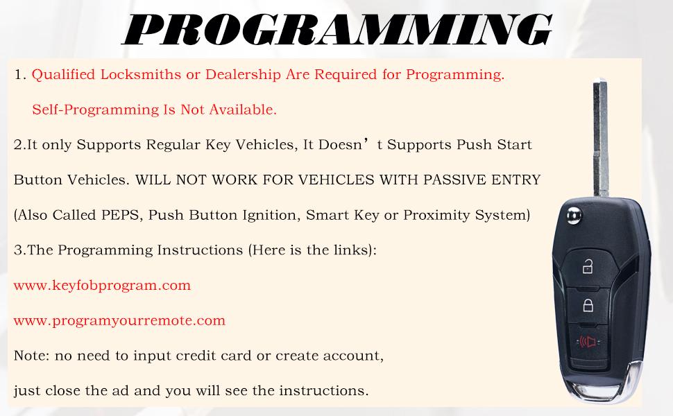 Keyless Entry Remote Control Flip Key Fob Replacement Fits for Ford F-150/F150 2015 2016 2017 2018 2019 2020-2023 F250 F350 17-22 Explorer Ecosport Ranger Bronco Maverick Escape N5F-A08TAA