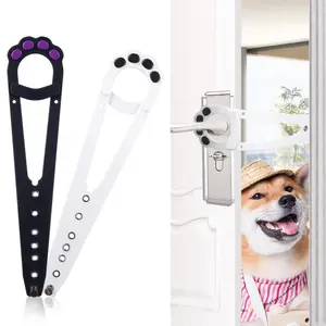 1 Pc New 2nd Gen Cat Door Holder Latch - Keep Cats & Dogs Out, Flexible Auto-Close Door, Pet Safety Isolation Device for Home