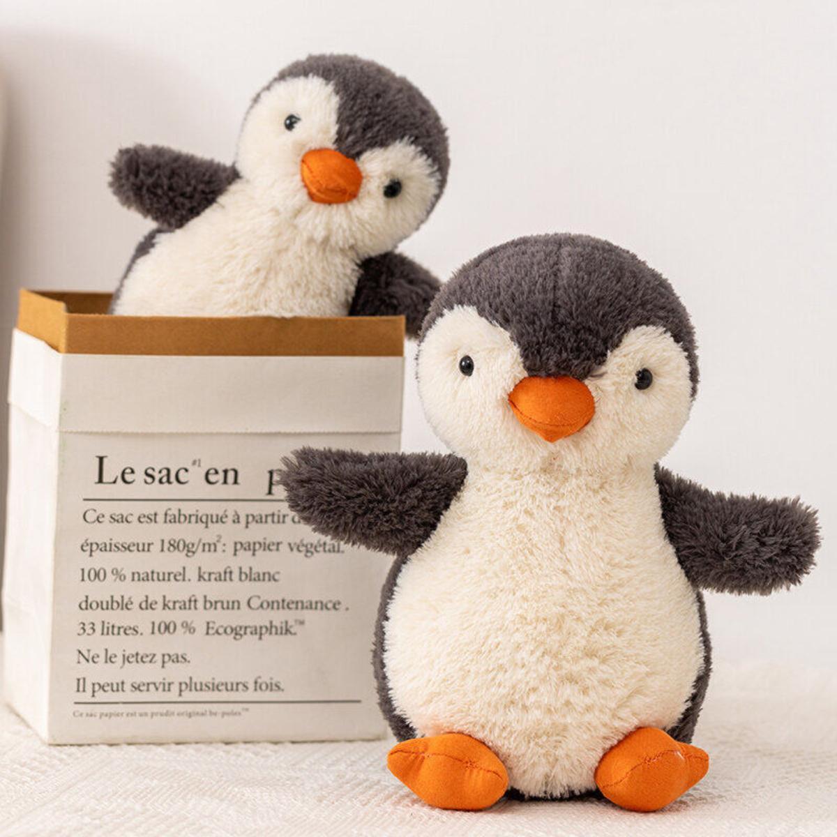Penguin Design Plush Toy, Cute Stuffed Animal Plushie, Cuddly Stuffed Animal, Soft & Comfy Plush Cushion, Cute Gifts for Adults, Animal Plushie