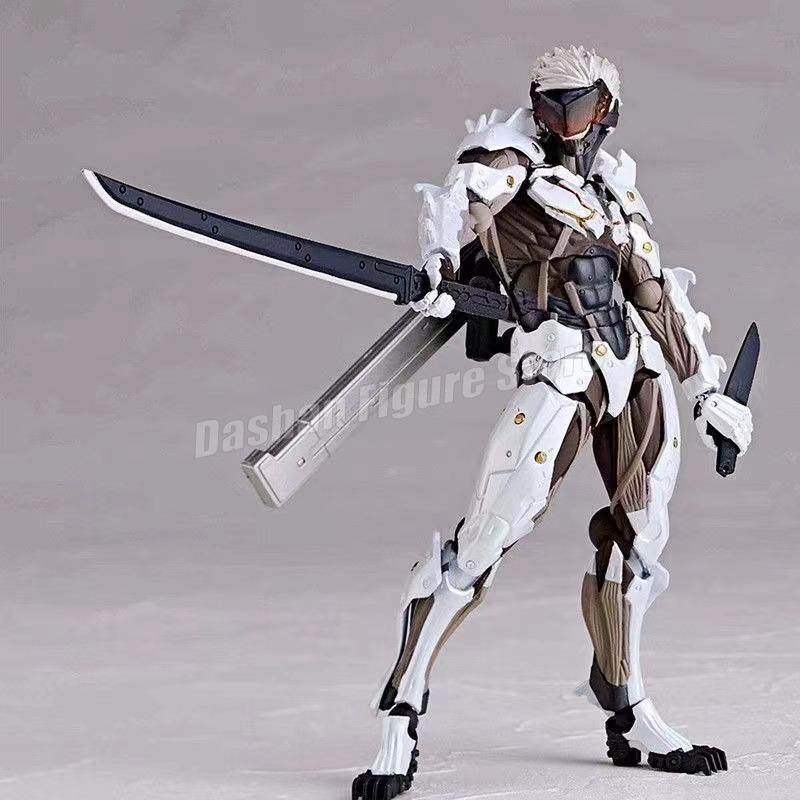 Kaiyodo Revoltech Metal Gear Solid Raiden Action Figure PVC Movable Model #140 Collection 15cm Solid Snake Jack Figurine Toys popular