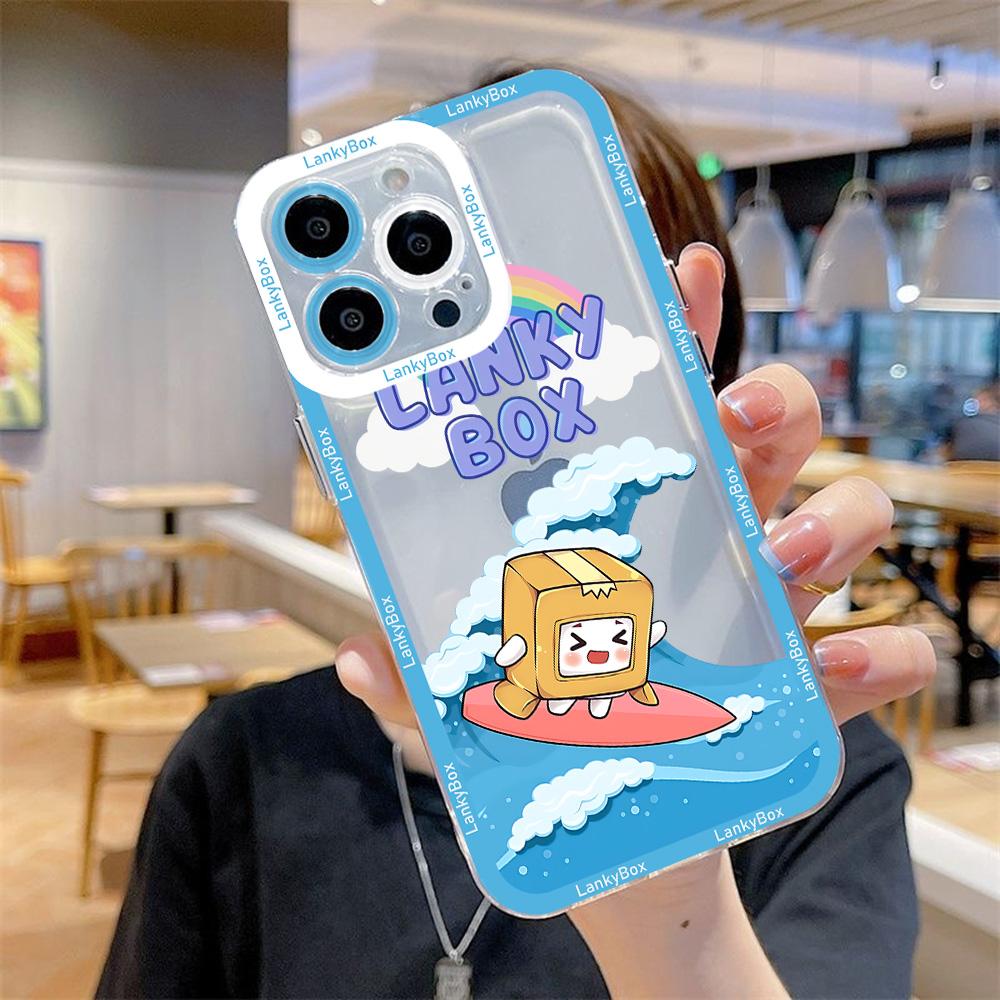 Cute Cartoon LankyBox Phone Case For iPhone 17 16 15 14 13 12 11 Pro Max Plus Transparent Cover Cute Cartoon LankyBox Phone Case For iPhone 17 16 15 14 13 12 11 Pro Max Plus Transparent Cover