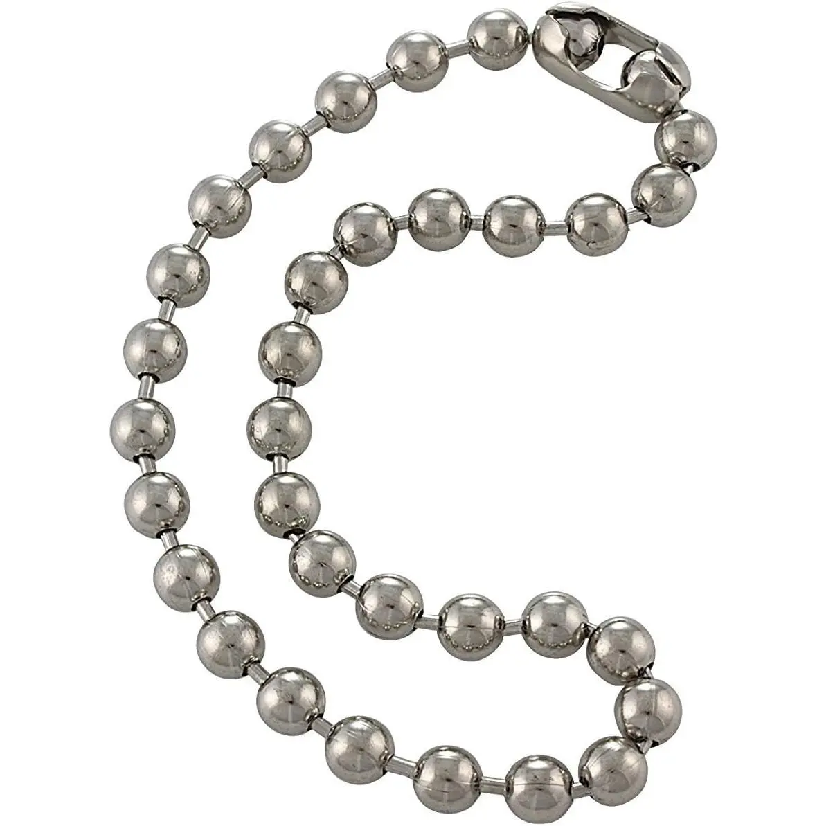 9.5mm   Steel Ball Chain Mens Necklace Extra Durable Color Protect Finish ANY LENGTH
