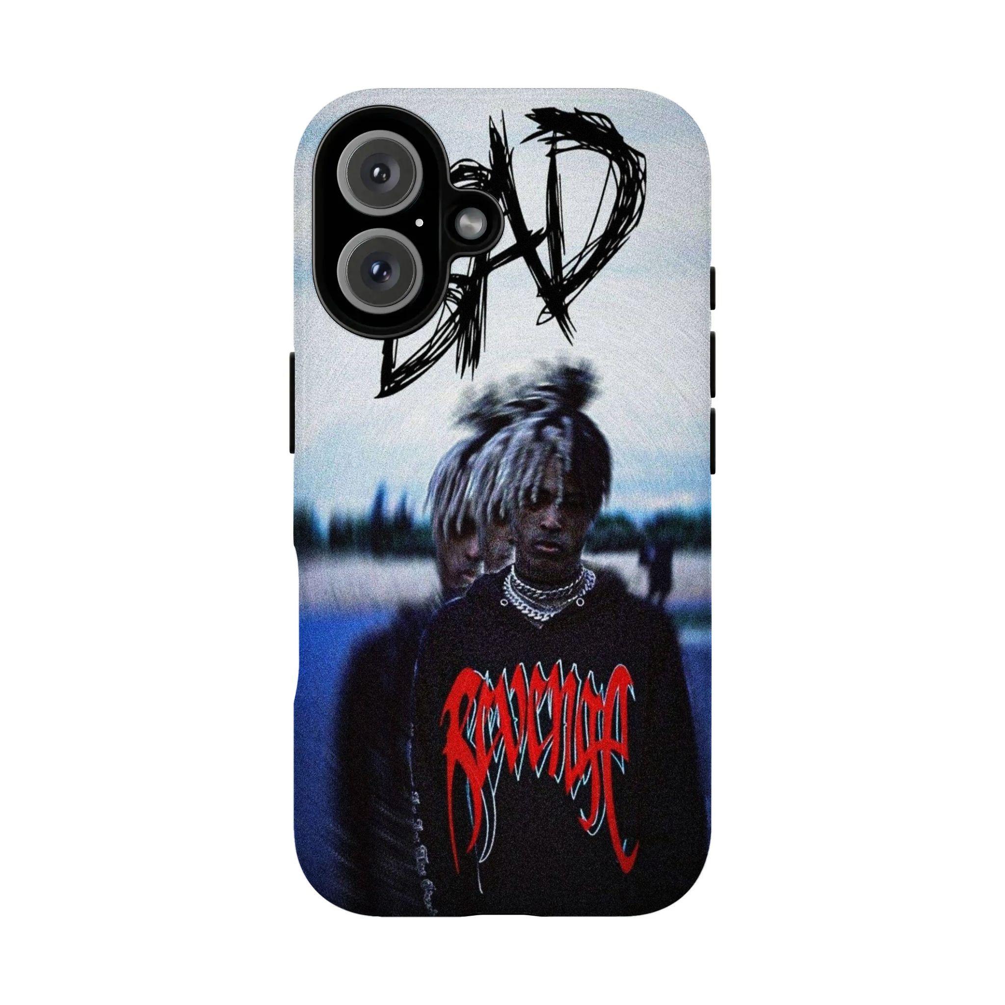 XXXTentacion-Themed 2-in-1 Film-Style Phone Case — Compatible with iPhone 12, 13, 14, 15, 16, 17 Series — Glossy Finish, Drop-Resistant, and Fade-Resistant Protective Cover