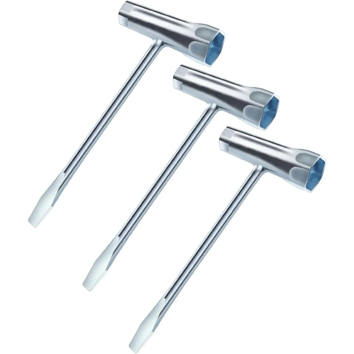 3 Pack Scrench  Wrench Tool, 13x19mm Combination Wrench &   Tools   for Stihl  Maintenance, Durable T-Handle Design