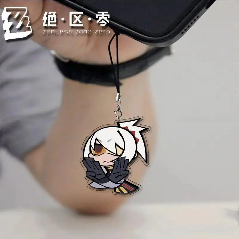 Zenless Zone Zero Wacky Funny Quirky Lanyards For Case Decor Mobile Phone Hanging Charms Acrylic Cell Phone Bag Accessories Gift