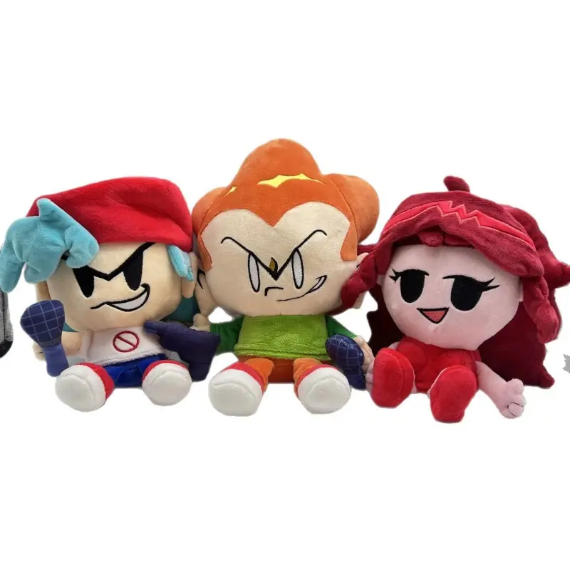 Pico Darnell Plush FNF Friday Nights Plushies Anime Dolls For Halloween Christmas Toy Gift