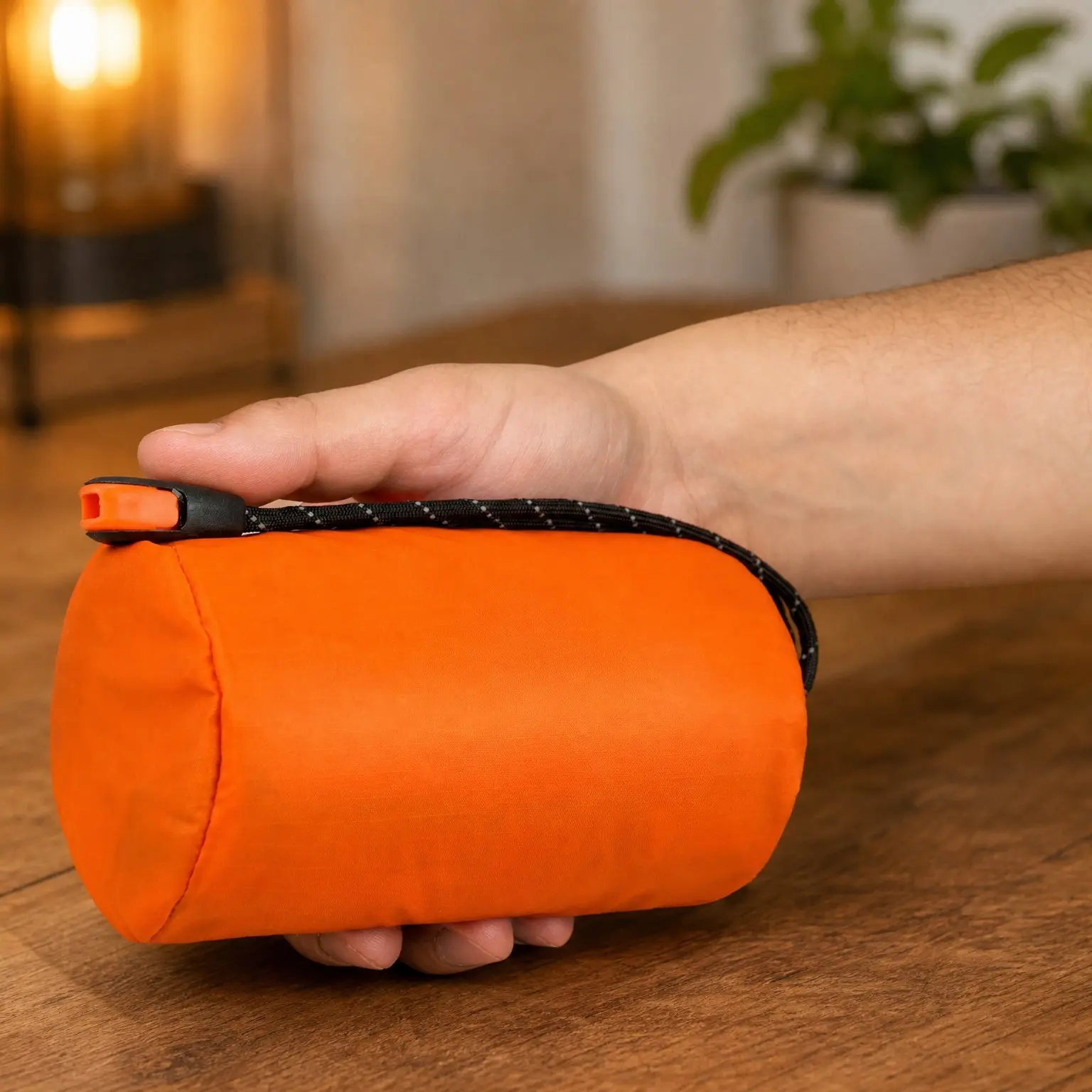2 Person Mylar Emergency Shelter Tube Tent with Paracord & Emergency Whistle – All-Weather Protection for Camping, Hiking & Survival KitsGift