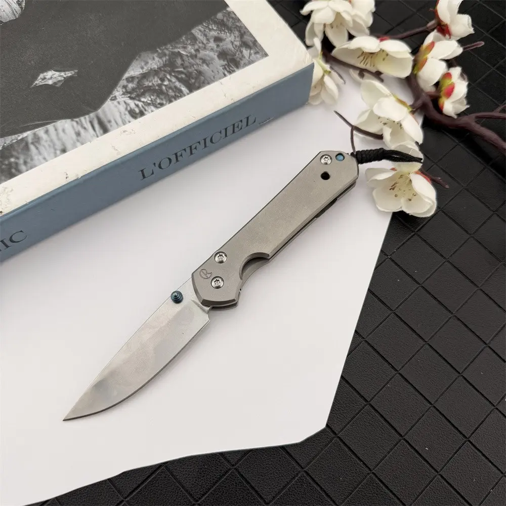 New High-Quality Folding Knife for Hiking and Camping, Camping Outdoor Tool, Camping Portable Knives, Durable Multi-Function Pocket Knife, Titanium Alloy Handle, Ideal Gift