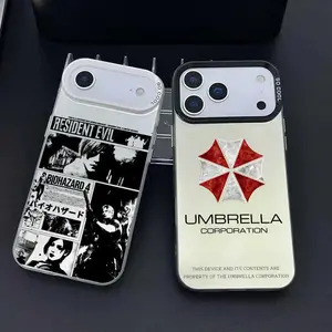 R-Resident E-EvilS Cool Phone Case For iPhone 17 Pro MAX Air 16 15 14 13 12 11 Pro MAX Air Matte Laser Aurora Shockproof Funda