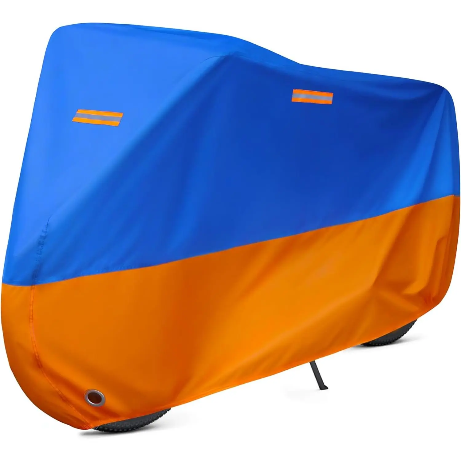 Bike Cover Outdoor Waterproof Bicycle Covers Rain Sun UV Dust Wind Proof with Lock Hole for Ebike Electric Bike Mountain Road Bike (blue, XXL Size for 2 bike)