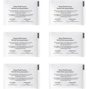 Refrigerator Produce Preserver ethylene absorber fruit fresh produce protector W10346771A (6 Packets - 3 Pack Included) Replacement for 2117689, AH3503014, EA3503014, PS3503014