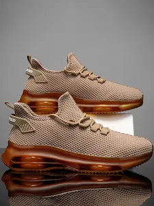 Men's Casual Sports Shoes, Low Top, Textile Upper, Eva Sole, Laces Closure, Breathable, Suitable for Gym, Training, Daily Wear
