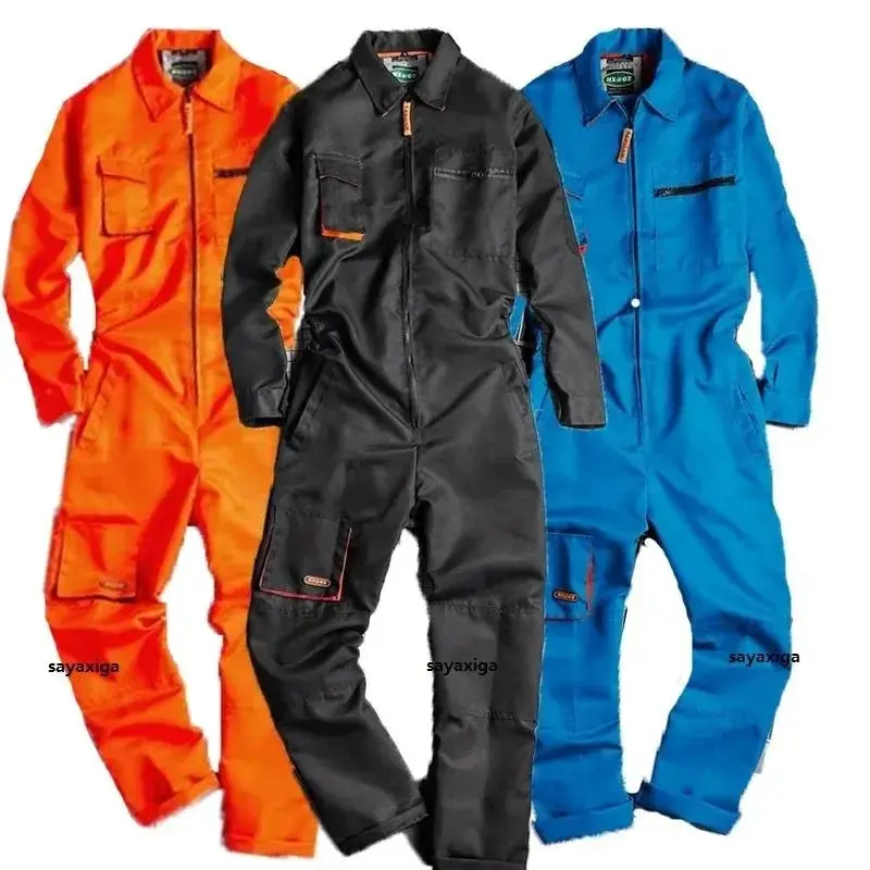 ,,WorkOverallUniformMenWomenWorkingCoverallsWeldingSuitCarRepairWorkshopMechanicalUniformWorkClothesWarehouseSuit