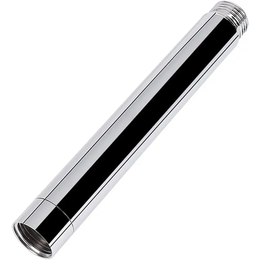 Shower  Extension Arm, Shower Extender Water Outlet- Lowers Existing, Shower Pipe Extension for Bathroom, Made of Solid Metal Stainless Steel(4 Inch, Chrome Finish)